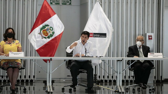 PRESIDENTE CASTILLO: PRIORIDADES DE LAS REGIONES ESTARÁN EN LA POLÍTICA DEL GOBIERNO QUE SE EXPONDRÁ ANTE EL CONGRESO