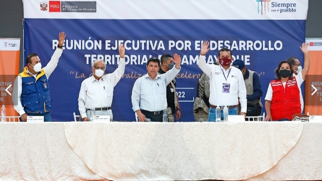 PRESIDENTE CASTILLO EN LAMBAYEQUE: URGE RESOLVER EL PROBLEMA DE LAS OBRAS PARALIZADAS QUE ESTÁN EN PROCESO DE ARBITRAJE