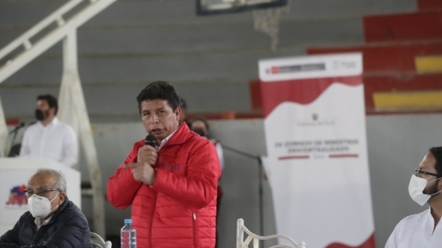 PRESIDENTE CASTILLO PARTICIPARÁ EN EL IV CONSEJO DE MINISTROS DESCENTRALIZADO EN HUANCAYO