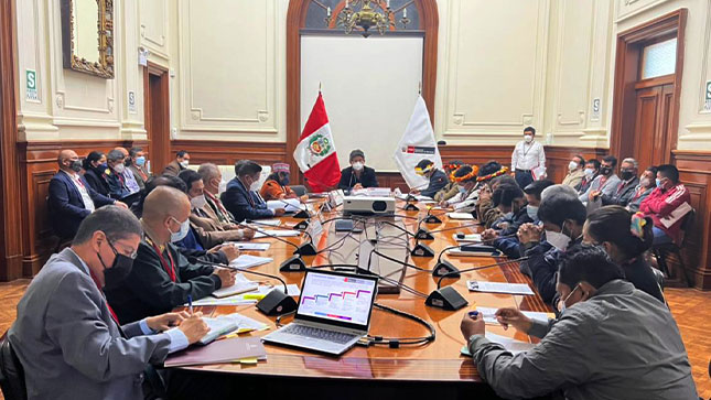 FUNCIONARIOS DE LA PCM SE REUNEN CON AUTORIDADES Y REPRESENTANTES DE LA PROVINCIA DE CONDORCANQUI