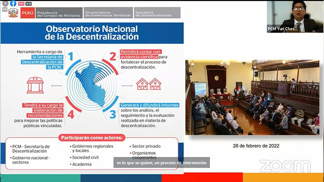 SECRETARIO DE DESCENTRALIZACIÓN DE LA PCM PARTICIPÓ EN PRIMERA CONVENCIÓN NACIONAL “FORTALECIMIENTO DE LA DESCENTRALIZACIÓN PARA LA GESTIÓN DE LOS PREDIOS DEL ESTADO”