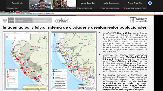 PLAN ESTRATÉGICO NACIONAL AL 2050, FUE PRESENTADO POR CEPLAN EN ENCUENTRO VIRTUAL ORGANIZADO POR LA SD DE LA PCM
