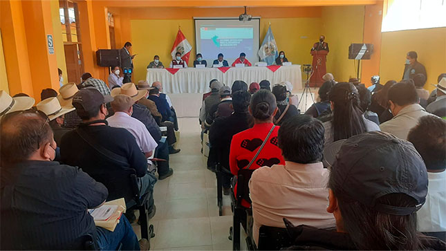 AUTORIDADES LOCALES Y REGIONALES PARTICIPAN DE MESA TÉCNICA DE DESARROLLO TERRITORIAL DEL SUR DE AYACUCHO