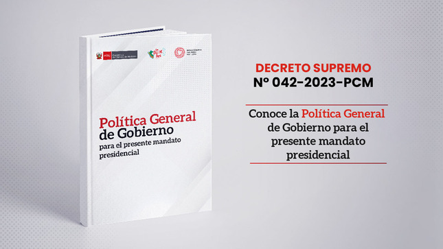 Ejecutivo publica la Política General de Gobierno que desarrolla 9 ejes dirigidos a superar las brechas más urgentes que afectan al país