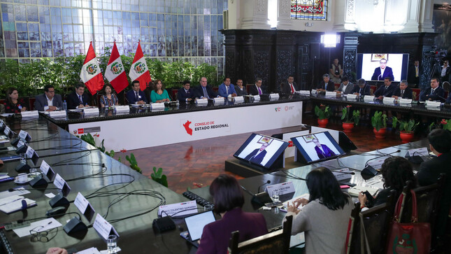 Premier Alberto Otárola inaugura primer Consejo de Estado Regional para tratar desarrollo territorial y acciones ante desastres
