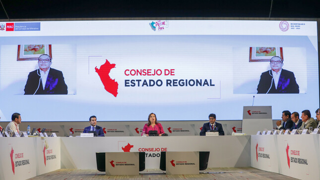 Presidenta Boluarte: Consejo de Estado Regional permitirá resolver problemas que aquejan a la población más vulnerable