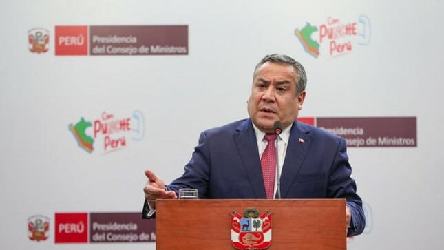 Premier Adrianzén: la reactivación económica y la seguridad ciudadana serán los pilares de la política general de gobierno