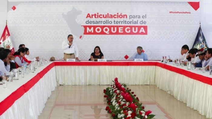 Moquegua: Ejecutivo ratifica compromiso para impulsar la ejecución de la represa Chilota