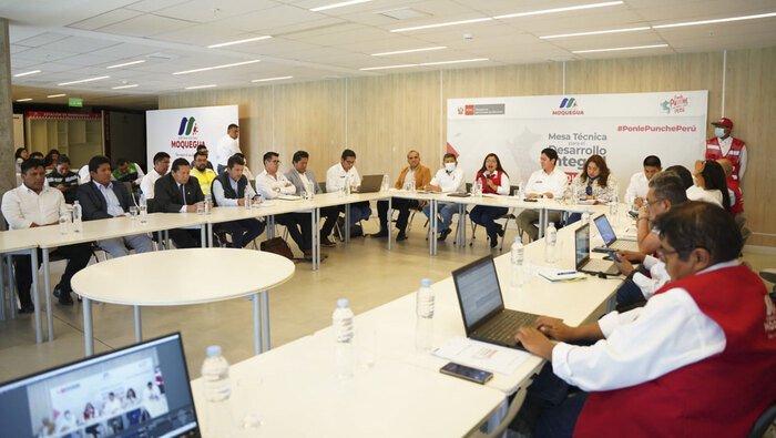Priorizarán proyectos en mesa técnica para el desarrollo integral de la región Moquegua